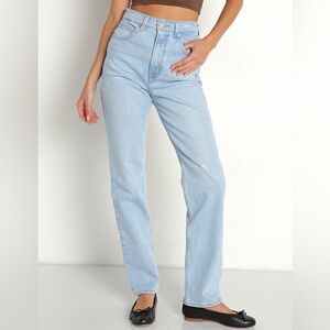 Levi's 70's High Slim Straight Marin Hits Wash High Rise Jeans Women’s size 25